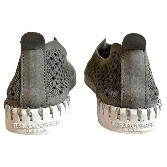 Ilse Jacobsen Hornbaek Tulip 139 Gray Flats Slip-On Shoes Size 39 - Picture 6 of 7